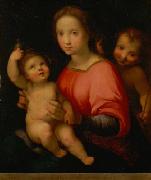 Andrea del Sarto Maria mit Kind und Johannesknaben painting
